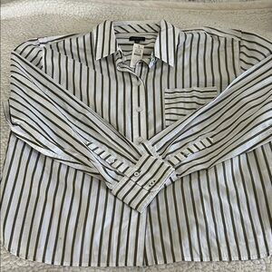 Talbots button down blouse size L